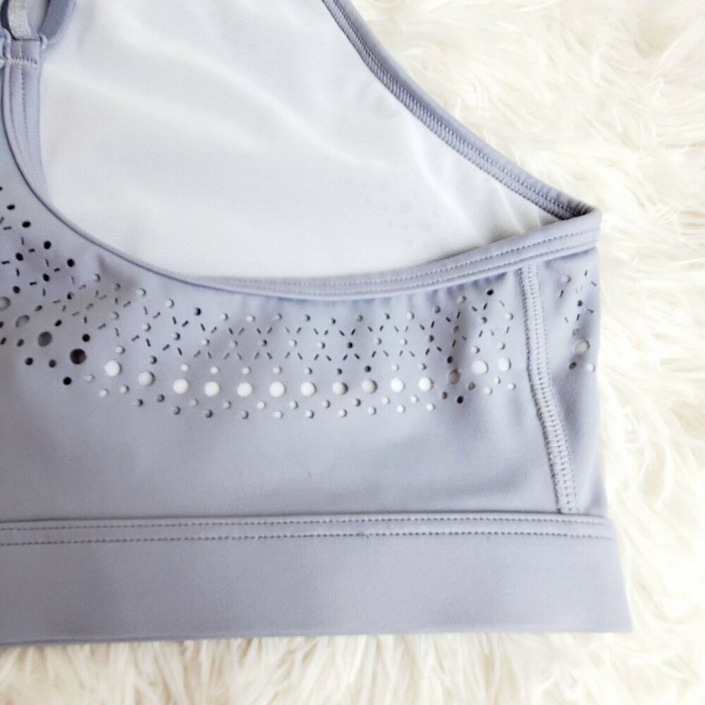 Women’s Victoria Sport Cutout Lined Halter Style Steel Gray Sz S NWOT - Picture 5 of 5